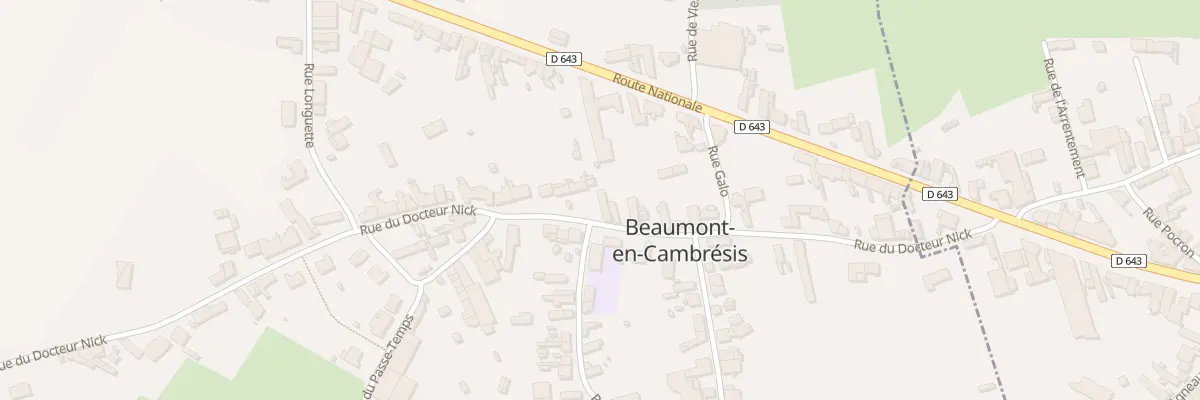 Plan du 26 Rue du Docteur Nick à Beaumont-en-Cambrésis