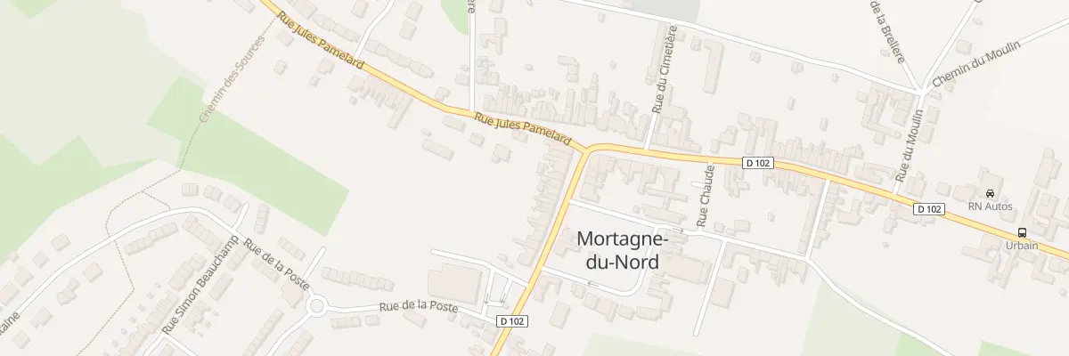 Plan du 8 Rue Pierre Boeynaems à Mortagne-du-Nord