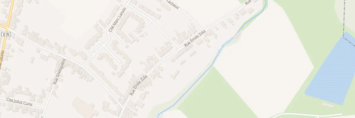 Plan du 56 Rue Emile Zola à Thiant