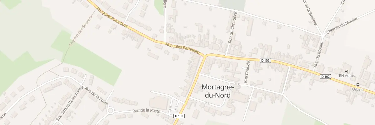 Plan du 6 Rue Pierre Boeynaems à Mortagne-du-Nord
