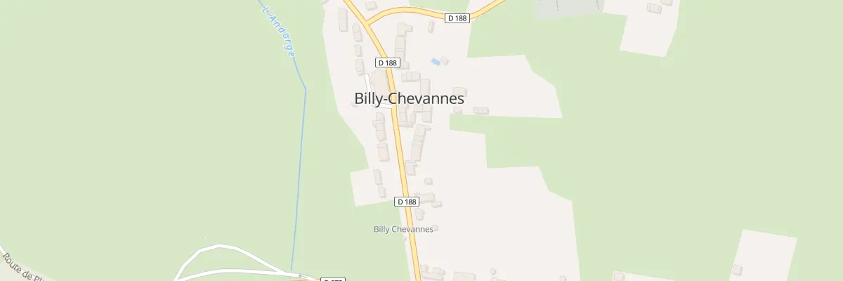 Plan du 162 Le Bourg à Billy-Chevannes