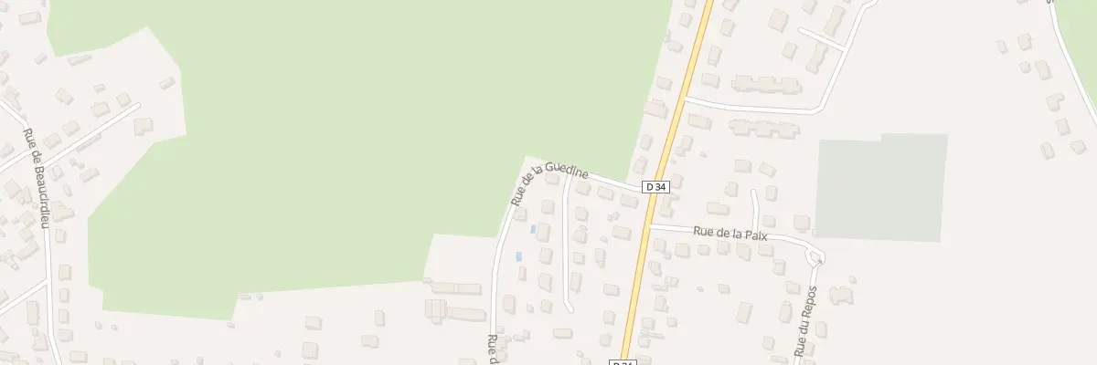 Plan du 6 Rue de la Guedine à Saint-Léger-des-Vignes