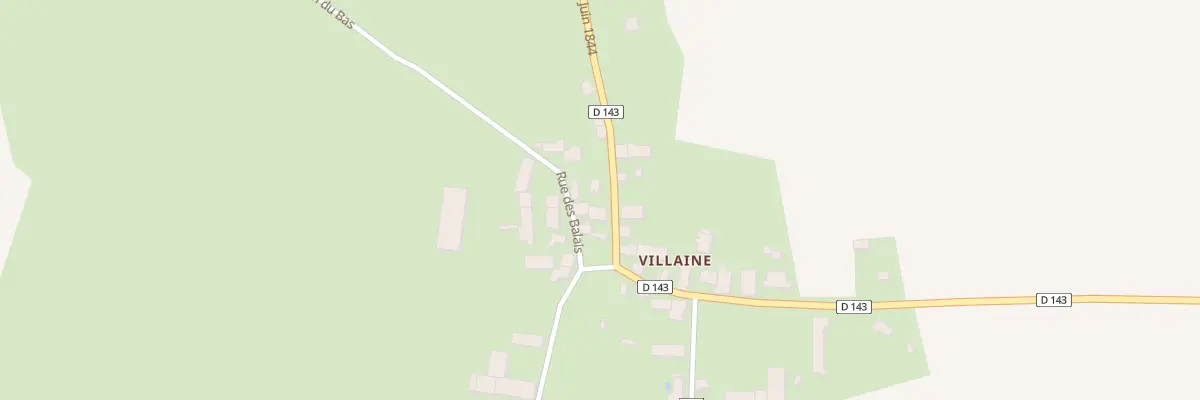 Plan du 39 Villaine à Breugnon