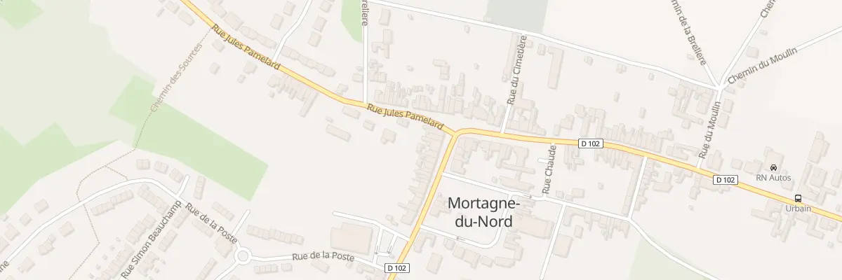 Plan du 4 Rue Pierre Boeynaems à Mortagne-du-Nord