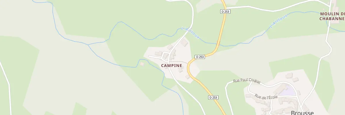 Plan du 5115 Campine à Brousse