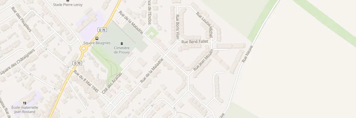 Plan du 9C Rue de la Maladrie à Prouvy