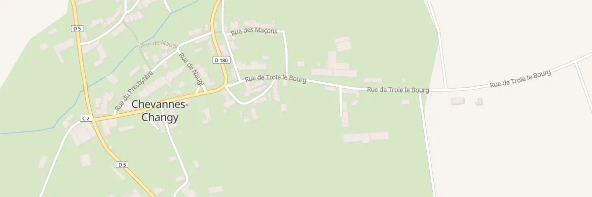 Plan du 8 Rue de Troie-le-Bourg à Chevannes-Changy