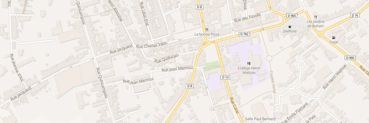 Plan du 8 Rue de Saint-quentin à Bohain-en-Vermandois