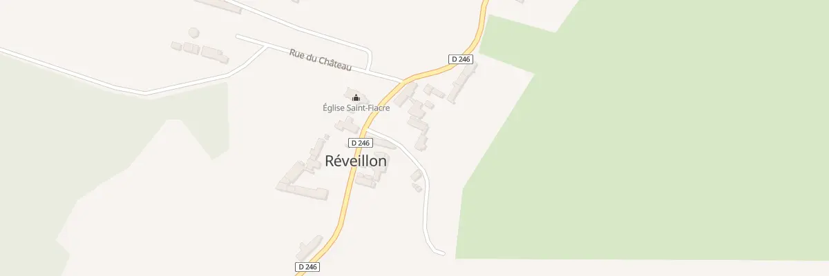 Plan du 1 Rue de la Garenne à Réveillon