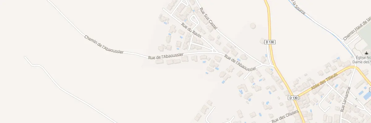 Plan du 257 Rue de l’Abaoussier à Paulhan