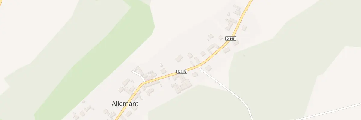 Plan du 33 Rue Principale à Allemant
