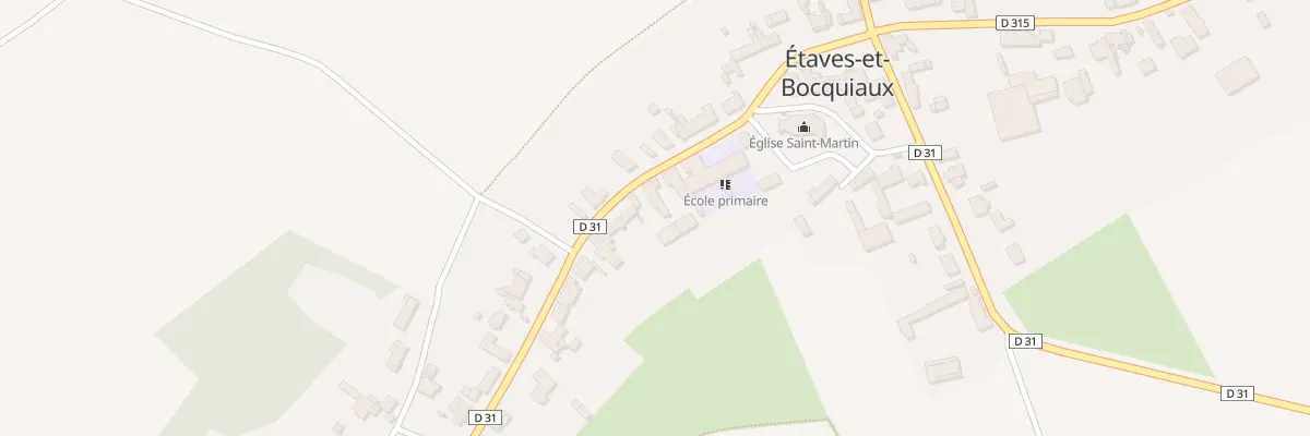 Plan du 11 Rue Eugène Lemaire à Étaves-et-Bocquiaux