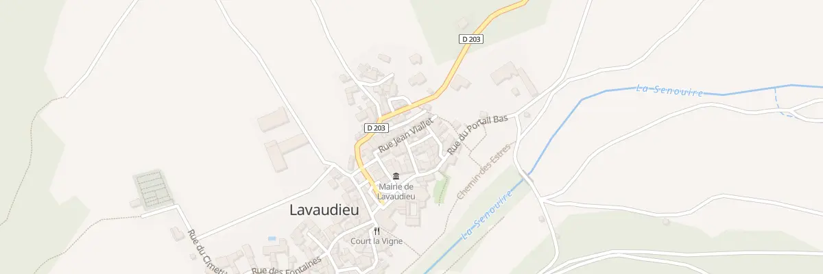 Plan du 5019 Le Bourg à Lavaudieu