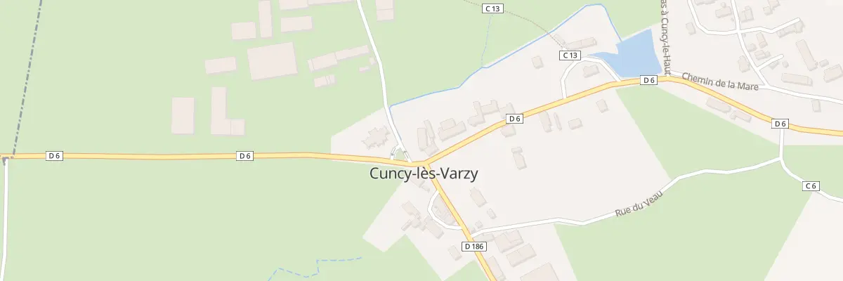 Plan du 2 Rue du Champ de St Martin à Cuncy-lès-Varzy