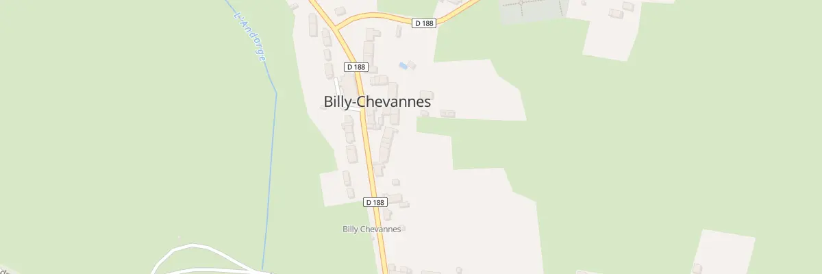 Plan du 163 Le Bourg à Billy-Chevannes