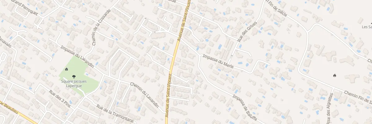 Plan du 44 Av de Saint Vincent à Agde
