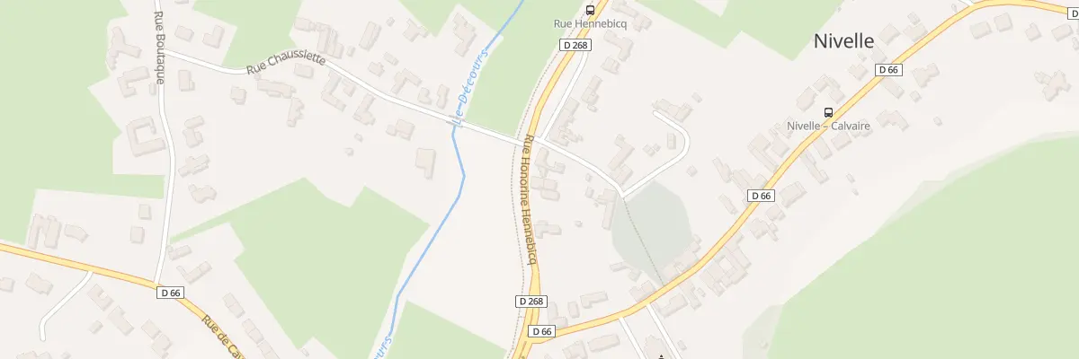 Plan du 128 Rue Honorine Hennebicq à Nivelle