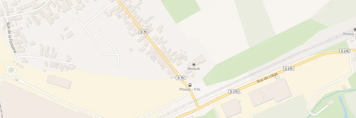 Plan du 71 Rue de la Gare à Prouvy