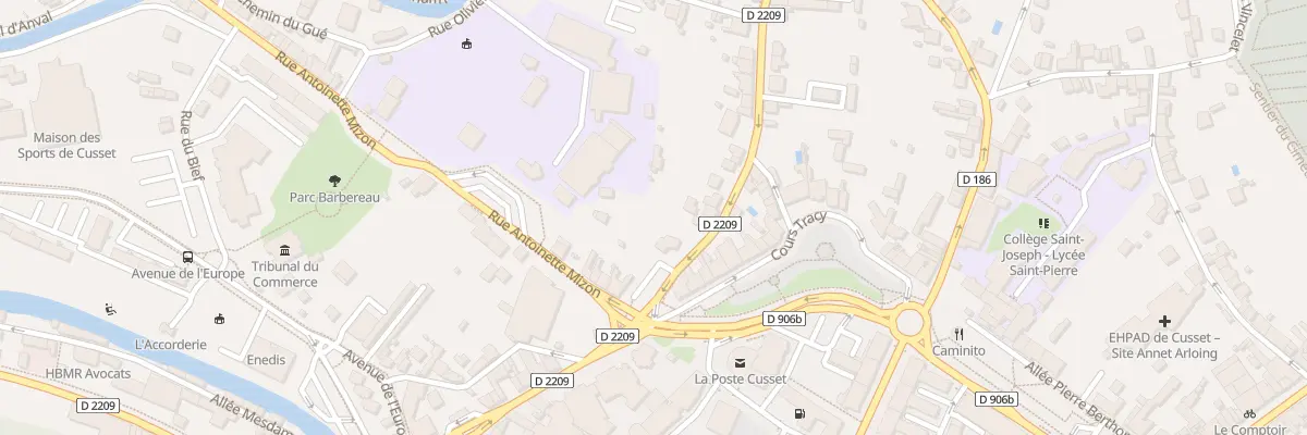 Plan du 7 Rue Henri Cureyras à Cusset