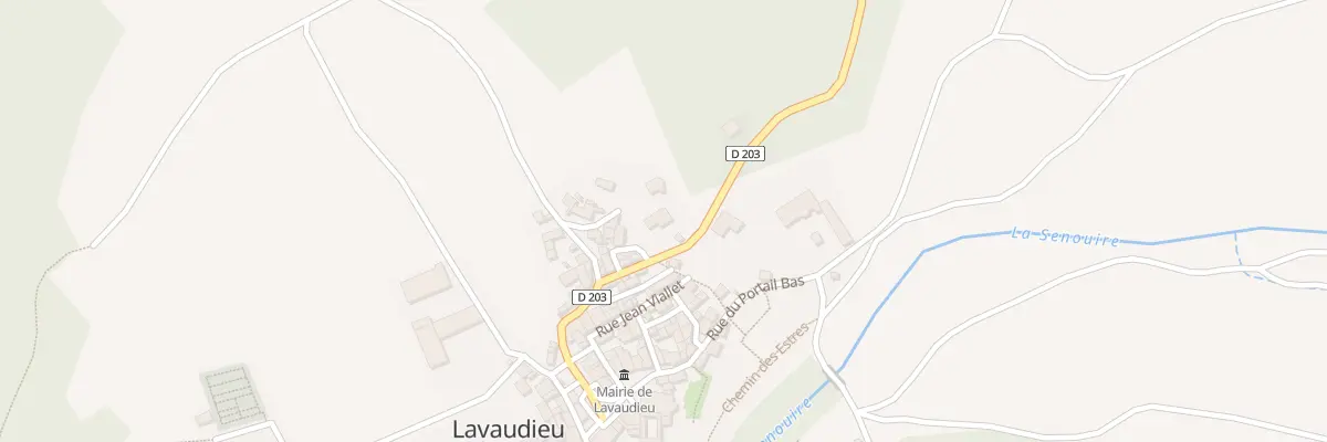 Plan du 5300 Le Bourg à Lavaudieu