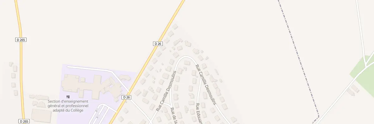 Plan du 8 Rue Camille Desmoulins à Anizy-le-Grand