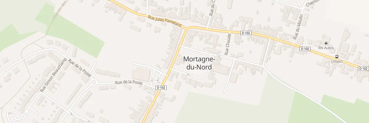 Plan du 11 Rue Pierre Boeynaems à Mortagne-du-Nord