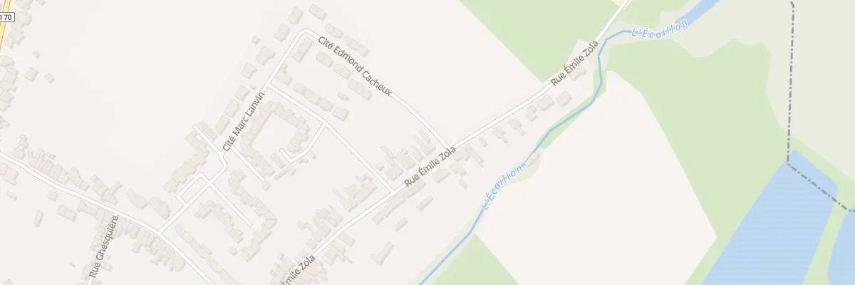 Plan du 61 Rue Emile Zola à Thiant