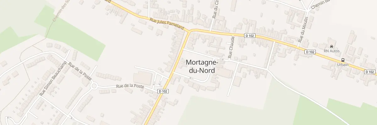 Plan du 9 Rue Pierre Boeynaems à Mortagne-du-Nord