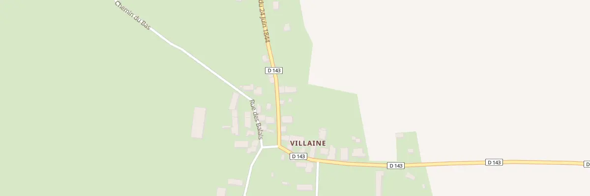 Plan du 26 Villaine à Breugnon