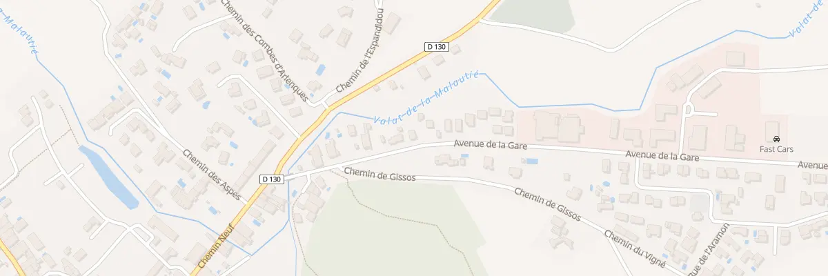 Plan du 11 Av de la Gare à Aspiran