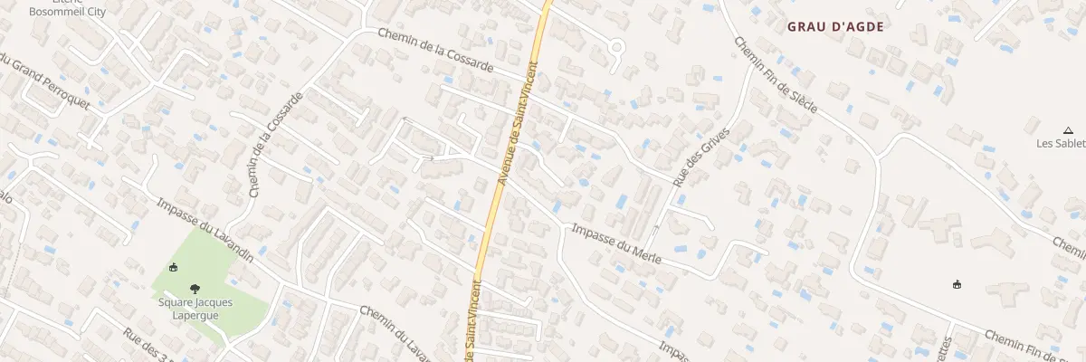 Plan du 48 Av de Saint Vincent à Agde