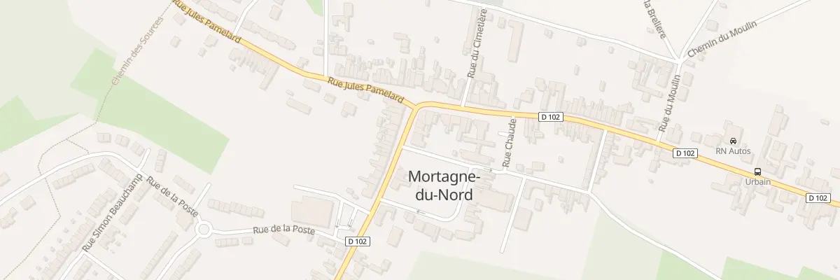 Plan du 7 Rue Pierre Boeynaems à Mortagne-du-Nord