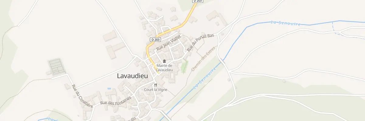 Plan du 5140 Le Bourg à Lavaudieu