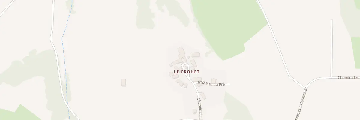 Plan du 5186 Le Crohet à Trézioux