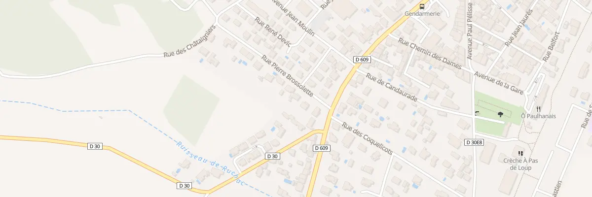 Plan du 5 Rue Pierre Brossolette à Paulhan