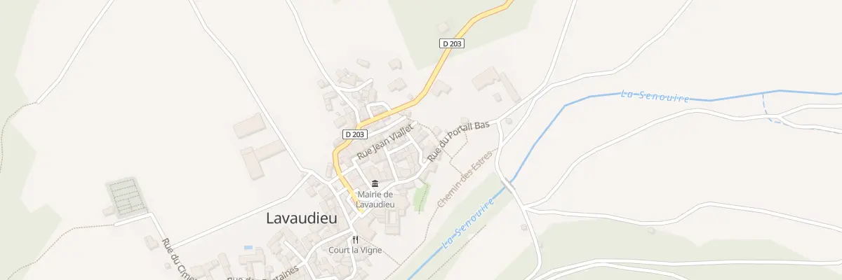 Plan du 5021 Le Bourg à Lavaudieu