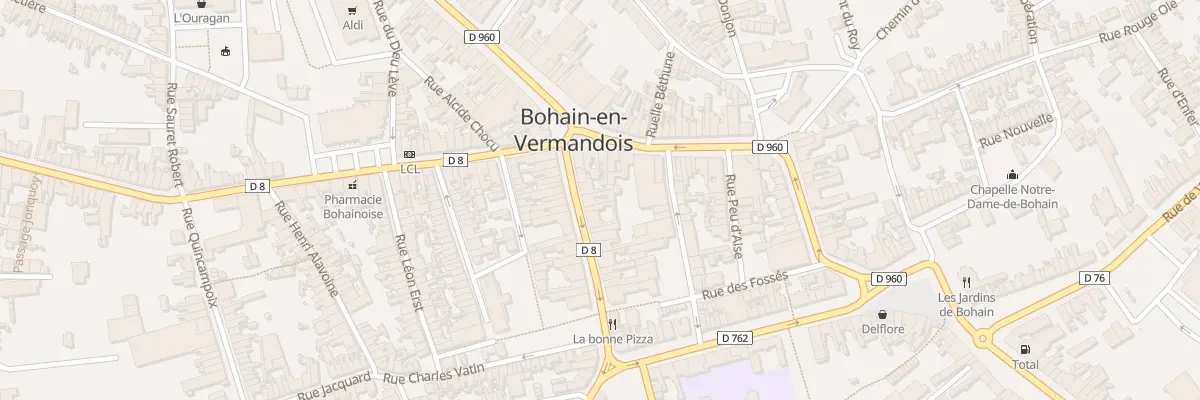 Plan du 7 Rue Francis de Pressence à Bohain-en-Vermandois