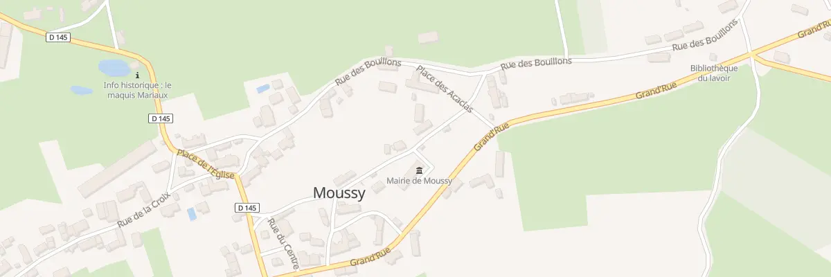 Plan du 7 Rue de la Mairie à Moussy