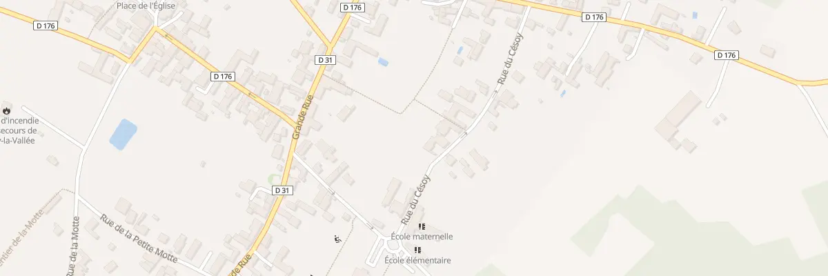 Plan du 7 Rue de Cesoy à Fleury-la-Vallée