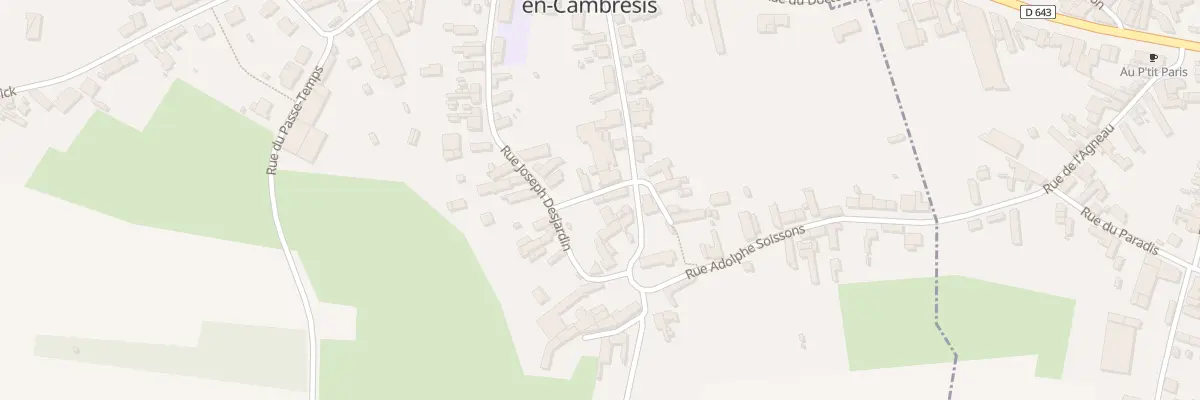 Plan du 1 Rle Grand-mère à Beaumont-en-Cambrésis