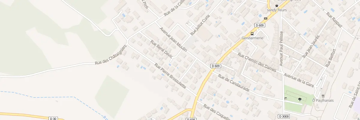 Plan du 1 Rue Rene Devic à Paulhan