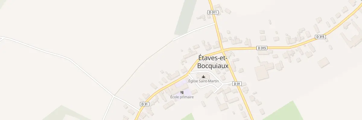 Plan du 10 Rue Eugène Lemaire à Étaves-et-Bocquiaux