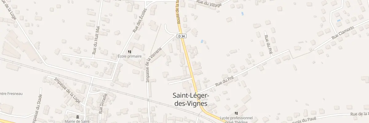 Plan du 21 Rte de la Machine à Saint-Léger-des-Vignes