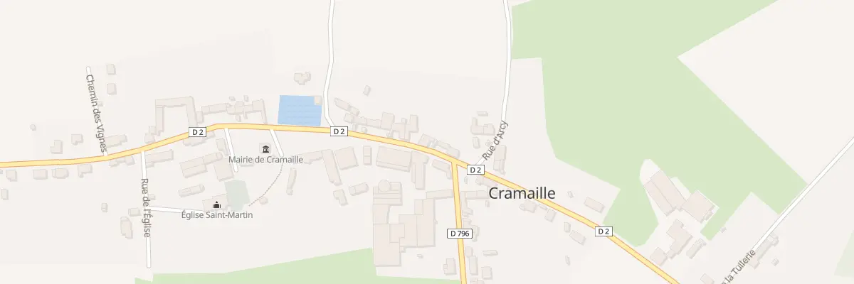 Plan du 15 Rue de Bacchus à Cramaille