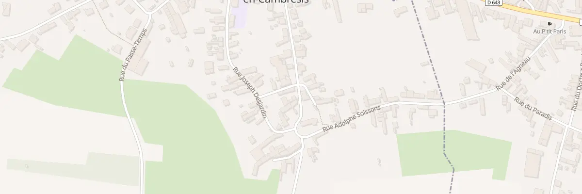 Plan du 16 Rue Marc Defossez à Beaumont-en-Cambrésis