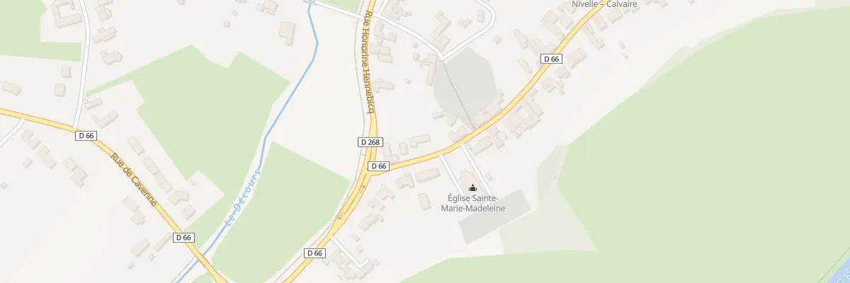 Plan du 400 Rue de l’Eglise à Nivelle
