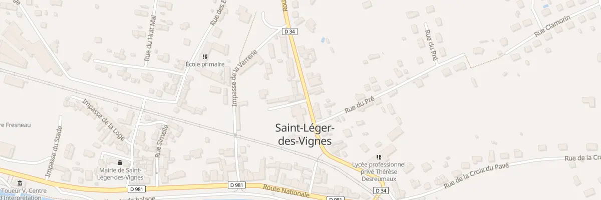 Plan du 5 Rte de la Machine à Saint-Léger-des-Vignes