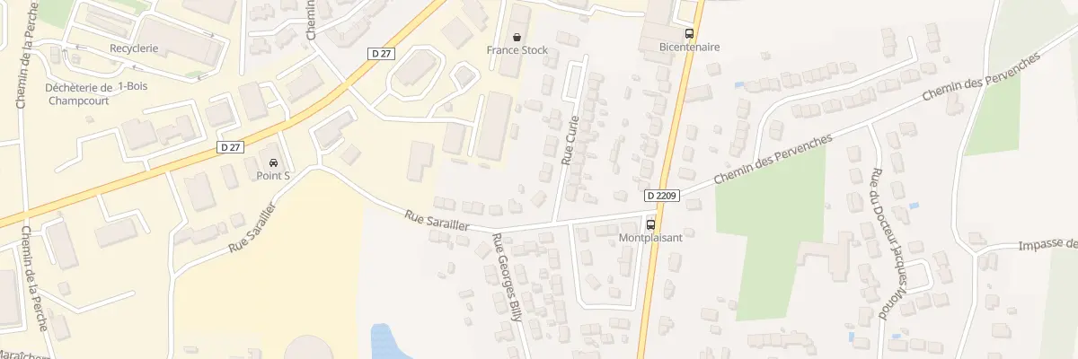 Plan du 1 Rue Curie à Cusset