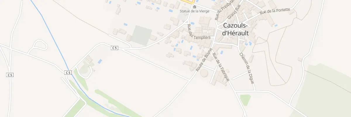 Plan du 7 Rte de Boyne à Cazouls-d’Hérault