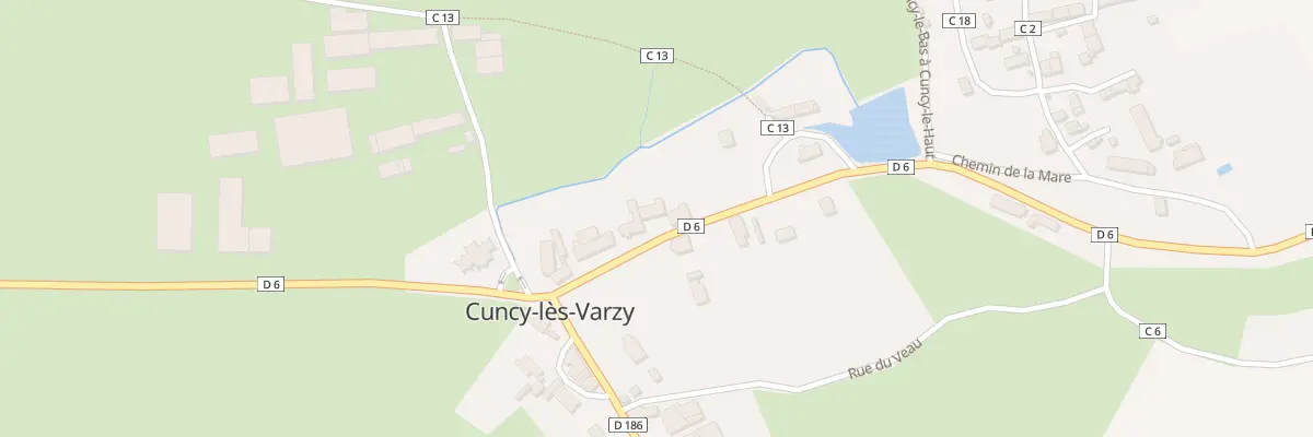 Plan du 117 Cuncy le Bas à Cuncy-lès-Varzy